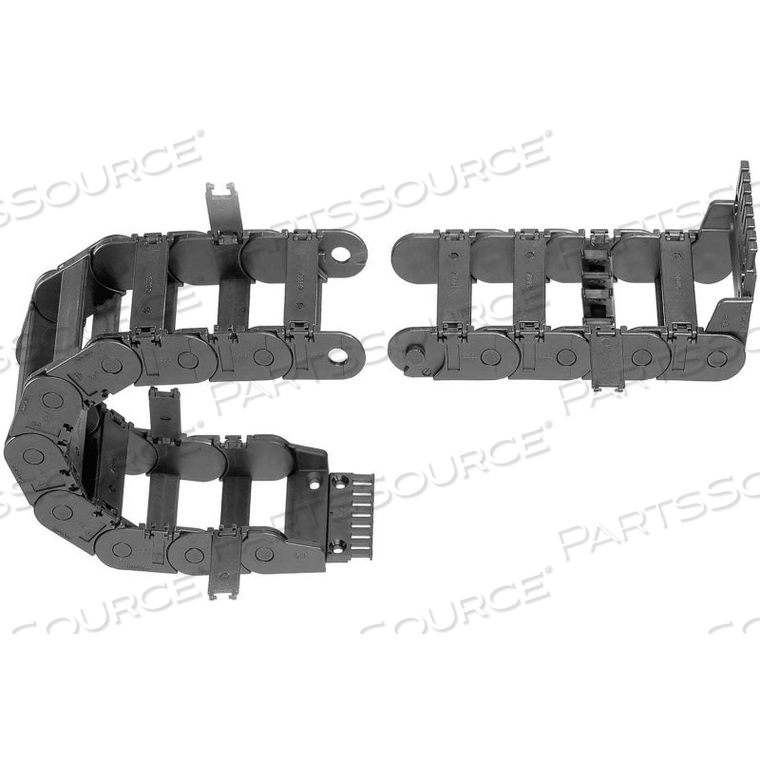 ENERGY CHAIN SYSTEM, 1.38" X 2.13" OUTSIDE, 2.17" BEND, 4' LENGTH 