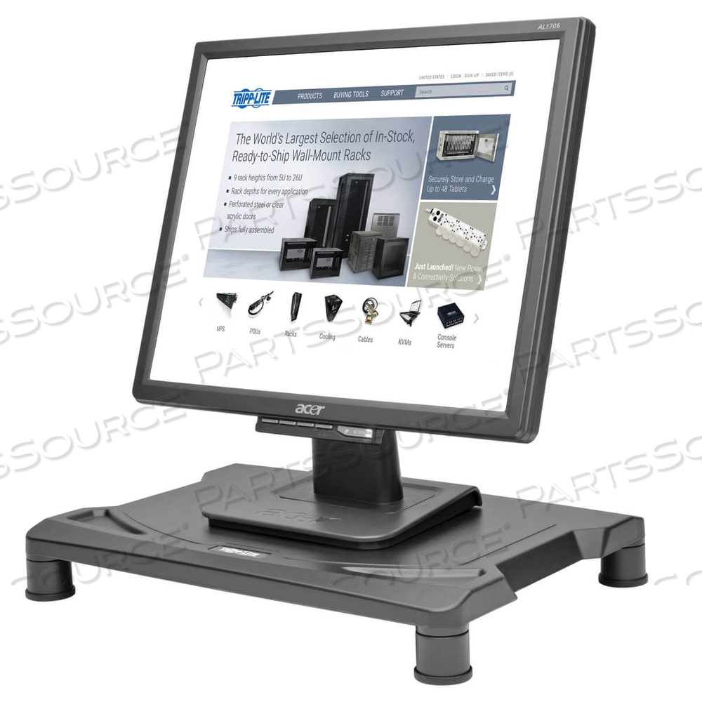 UNIVERSAL MONITOR RISER STAND COMPUTER LAPTOP PRINTERS 1.25-5.5 by Tripp Lite UNIVERSAL MONITOR RISER STAND COMPUTER LAPTOP PRINTERS 1.25-5.5 by Tripp Lite