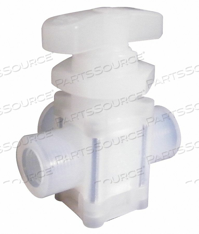 DIAPHRAGM VALVE 3-WAY 1/4 IN. FNPT by Parker Hannifin Corporation