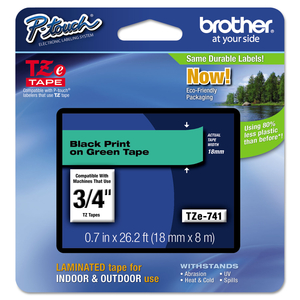 LABEL TAPE CARTRIDGE 26 FT.4 L 1-13/32 W by Brother