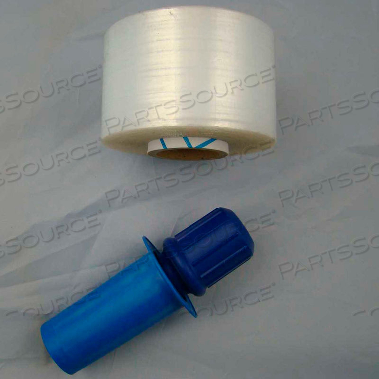 GOODWRAPPERS BANDING FILM, 1000' X 3" X 80 GAUGE W/ EXTENDED CORE HANDLE by J.C Parry & Sons Co. Inc