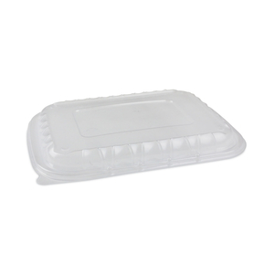 EARTHCHOICE ENTREE2GO TAKEOUT CONTAINER VENTED LID, 11.75 X 8.75 X 0.98, CLEAR, PLASTIC, 200/CARTON by Pactiv