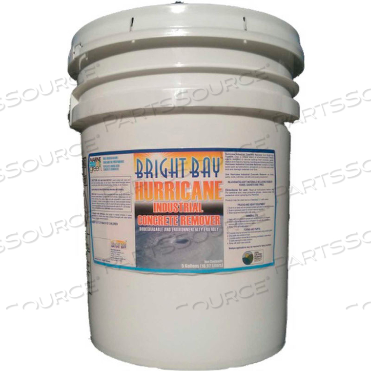 HURRICANE INDUSTRIAL CONCRETE REMOVER, 5 GALLON PAIL 1/CASE 