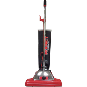 PERFECT PRODUCTS UPRIGHT VACUUM W/SHAKE OUT TEFLEX COATED BAG, 16" CLEANING WIDTH by Nationwide Sales