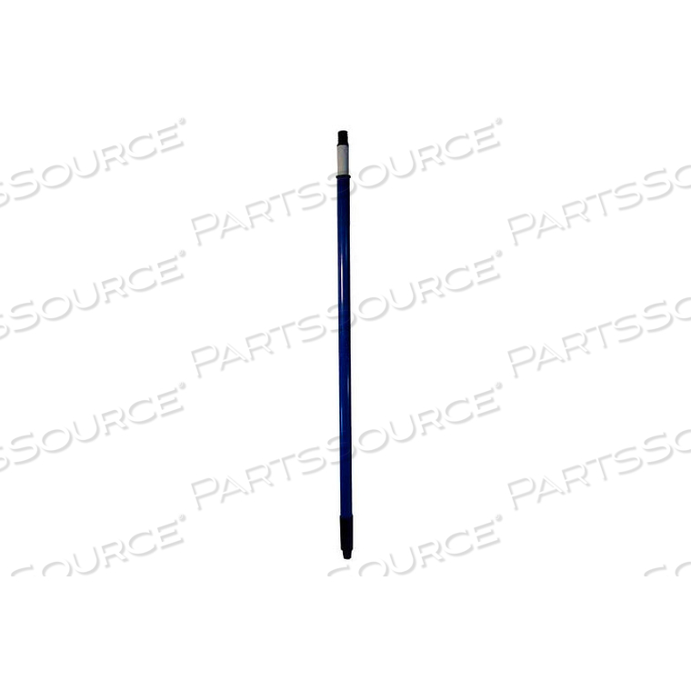 BLUE & WHITE 33-60" TELESCOPIC HANDLE-THREADED, PACK QTY 12 by Odell Corporation