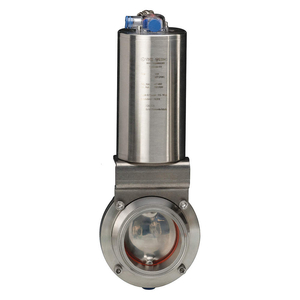 PNEUMATIC BUTTERFLY VALVE 145 PSI SS by Vne Corporation