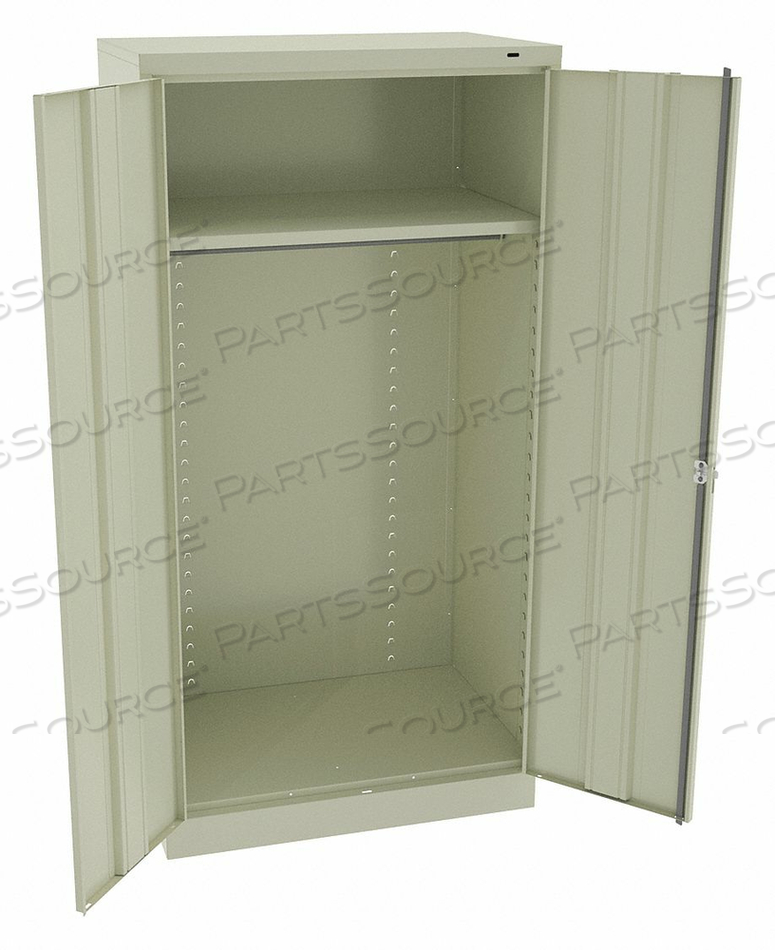 WARDROBE CAB 72 H 36 W CHAMPAGNE/PUTTY by Tennsco Corp. WARDROBE CAB 72 H 36 W CHAMPAGNE/PUTTY by Tennsco Corp.