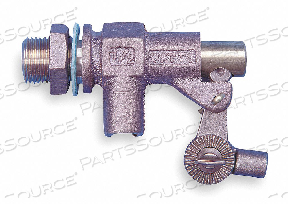 FLOAT VALVE 1/2 IN BRONZE BULKHEAD MOUNT by Watts Regulator Co.