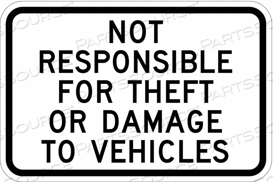 PROPERTY SIGNS 12 X18 REFLECTIVE by Lyle Signs Inc.