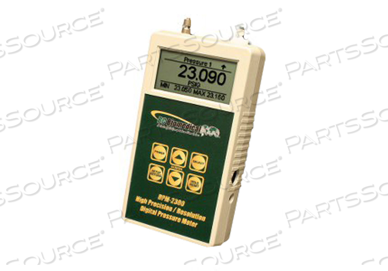 DIGITAL PRESS/VACCUM METER - 75/10 PSI FOR ANESTHESIA by BC Group International, Inc. (BC Biomedical) DIGITAL PRESS/VACCUM METER - 75/10 PSI FOR ANESTHESIA by BC Group International, Inc. (BC Biomedical)