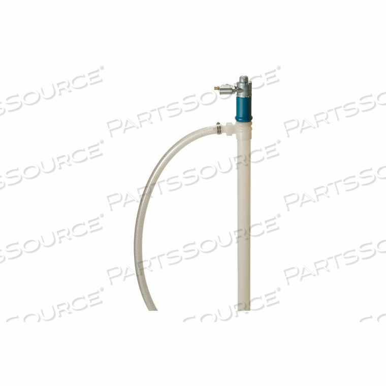 48" DRUM PUMP KIT - PVDF PUMP TUBE WITH ICONEL SHAFT - AIR MOTOR by FINISH THOMPSON