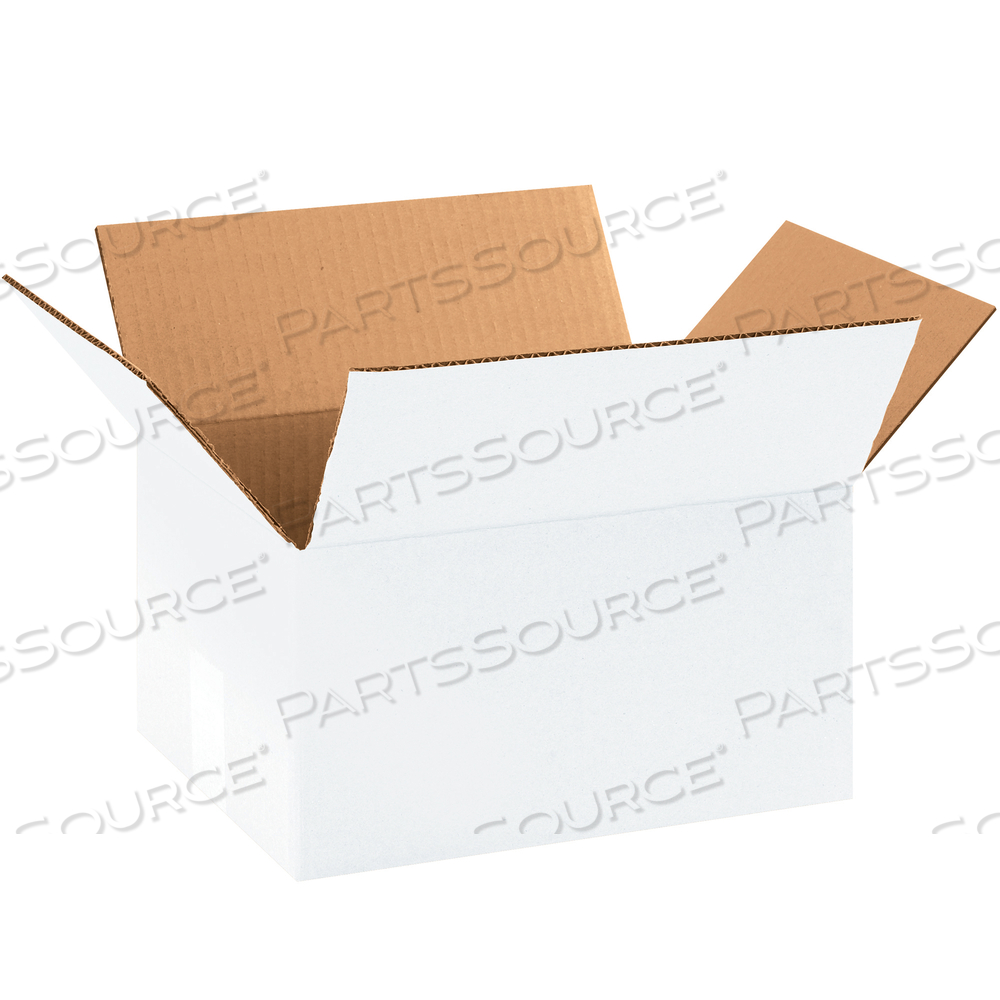 CORRUGATED BOXES, 11 1/4" X 8 3/4" X 6", WHITE, 25/BUNDLE by BOX Partners (Box Acquisitions, LLC)