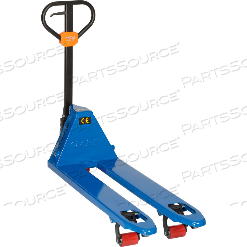 PREMIUM NARROW AISLE PALLET JACK TRUCK 18 X 48 FORKS 5500 LB. CAPACITY by Approved Vendor