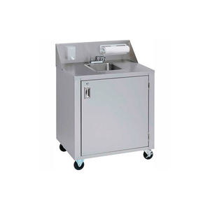 SINGLE BOWL COLD WATER PORTABLE HAND SINK CART by Crown Verity