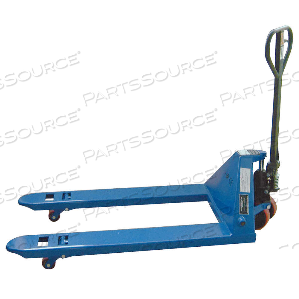 GENERAL PURPOSE MANUAL PALLET JACK, 3,800 LB LOAD CAPACITY, 48 IN X 6 IN, 27 IN by Approved Vendor