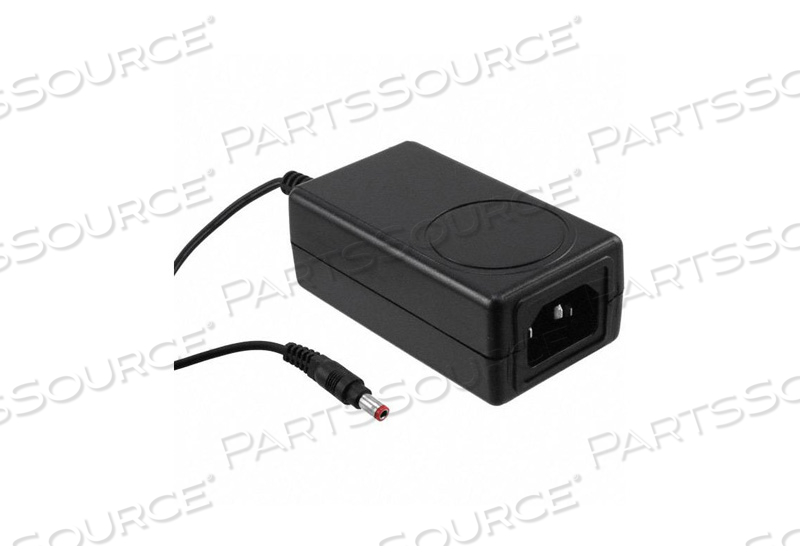AC/DC EXTERNAL DESKTOP ADAPTER, BARREL, POLYCARBONATE, BLACK, 12 V, 1 A OUTPUT, 10 W, 0 TO 40 DEG C, 47 MM X 32 MM X 84 MM, 110 G by Approved Vendor