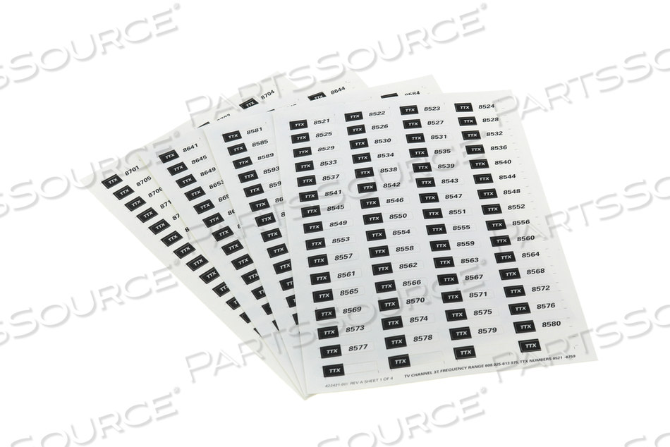 LABEL TTX NUMBERS CHANNEL 37 by GE Medical Systems Information Technology (GEMSIT) LABEL TTX NUMBERS CHANNEL 37 by GE Medical Systems Information Technology (GEMSIT)