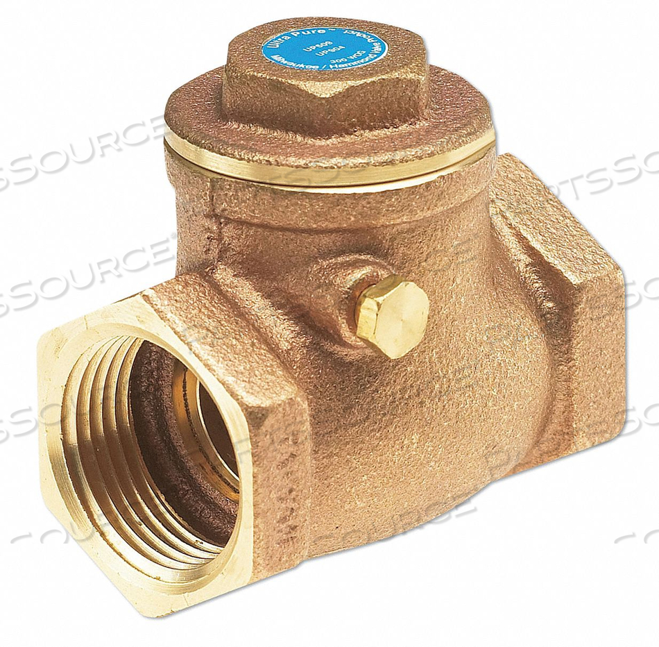 SWING CHECK VALVE BRONZE 3/8 FNPT by Milwaukee Valve