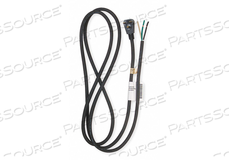 POWER CORD, WIRE SIZE 14 AWG, NUMBER OF CONDUCTORS 3, JACKET MATERIAL RUBBER, JACKET COLOR BLACK, CONNECTION TYPE BARE LEADS, CORD LENGTH 8 by Power First POWER CORD, WIRE SIZE 14 AWG, NUMBER OF CONDUCTORS 3, JACKET MATERIAL RUBBER, JACKET COLOR BLACK, CONNECTION TYPE BARE LEADS, CORD LENGTH 8 by Power First