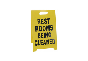 RESTROOM SIGN 20 X 12 PLASTIC by See All Industries