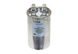 MOTOR RUN CAPACITOR 15 MFD 3-1/16 IN H by Titan Pro