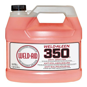 WELD-KLEEN 350 ANTI-SPATTER, 1 GAL BOTTLE, RED by Weld-Aid WELD-KLEEN 350 ANTI-SPATTER, 1 GAL BOTTLE, RED by Weld-Aid
