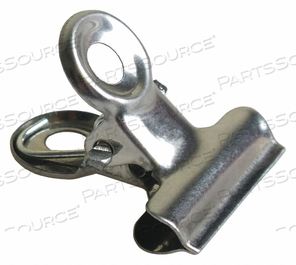 BULLDOG CLIP SIZE 5-45/64 SILVER PK5 by Detectamet
