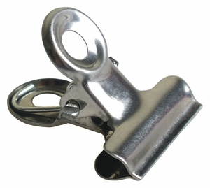 BULLDOG CLIP SIZE 5-45/64 SILVER PK5 by Detectamet