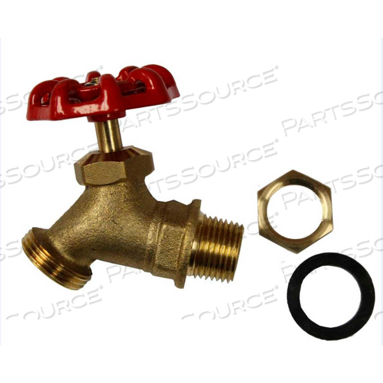 SOLID BRASS OUTDOOR GRADE SPIGOT FOR RAIN BARRELS by Enviro World Corp