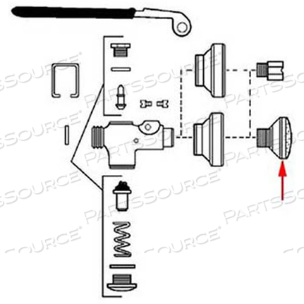 NOZZLE (WIDE, SPRAYVALV, FISHER) by Fisher Manufacturing