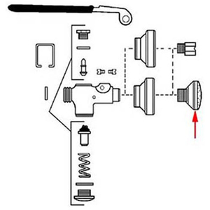 NOZZLE (WIDE, SPRAYVALV, FISHER) by Fisher Manufacturing