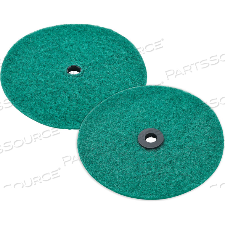 REPLACEMENT SCRUBBING PADS FOR MINI FLOOR SCRUBBER, 2 PACK by Zhejiang Jiebo Electric Appliance