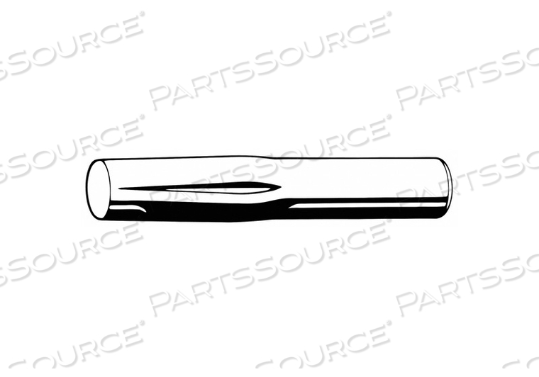 GROOVED PIN, TYPE E, METRIC, 6 MM OUTSIDE DIA, 12 MM SHANK LG, STEEL, UNGRADED, PLAIN by Fabory
