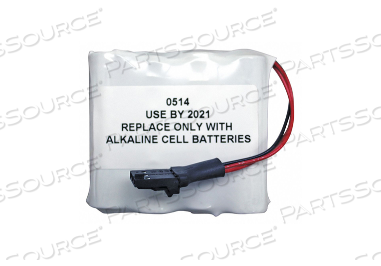 DOOR LOCK BATTERY PACK, ALKALINE, 6V, 2800 MAH by Best DOOR LOCK BATTERY PACK, ALKALINE, 6V, 2800 MAH by Best