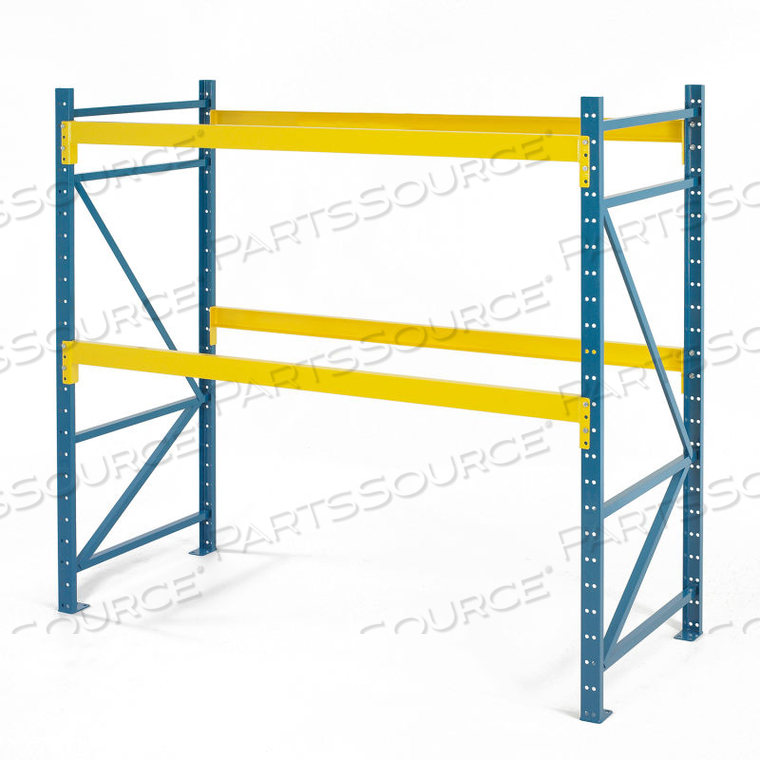 SK3000 PALLET RACK 96"W X 48"D X 192"H 4900 LBS. CAP. PER LEVEL, STARTER UNIT by Steel King SK3000 PALLET RACK 96"W X 48"D X 192"H 4900 LBS. CAP. PER LEVEL, STARTER UNIT by Steel King