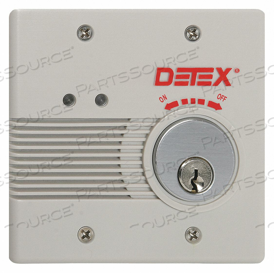 EXIT DOOR ALARM 12/24VDC MORTISE PLASTIC by Detex EXIT DOOR ALARM 12/24VDC MORTISE PLASTIC by Detex
