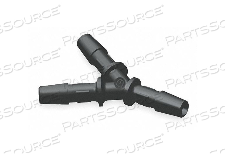 Y CONNECTOR 1/4 IN BARBED NYLON PK10 by Eldon James Corporation