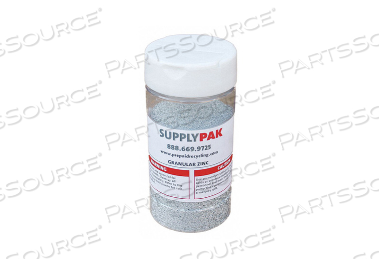 MERCURY AMALGAMATING ZINC NEEDLES 8 OZ. by Supplypak