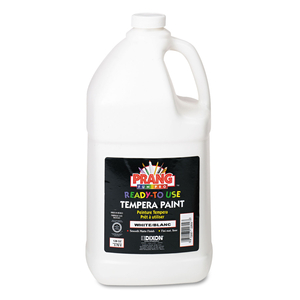 READY-TO-USE TEMPERA PAINT, WHITE, 1 GAL BOTTLE by Prang READY-TO-USE TEMPERA PAINT, WHITE, 1 GAL BOTTLE by Prang