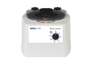 3250RPM FIXED ANGLE SINGLE-SPEED CENTRIFUGE by Drucker Diagnostics, Inc. (formerly QBC Diagnostics) 3250RPM FIXED ANGLE SINGLE-SPEED CENTRIFUGE by Drucker Diagnostics, Inc. (formerly QBC Diagnostics)