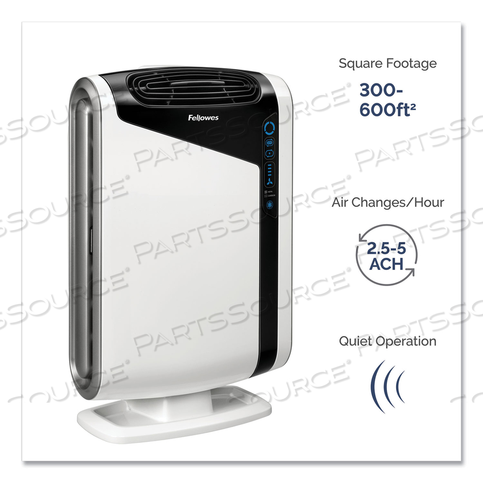 DX95 RESIDENTIAL 4 STAGE HEPA AIR PURIFIER - WHITE by Fellowes DX95 RESIDENTIAL 4 STAGE HEPA AIR PURIFIER - WHITE by Fellowes