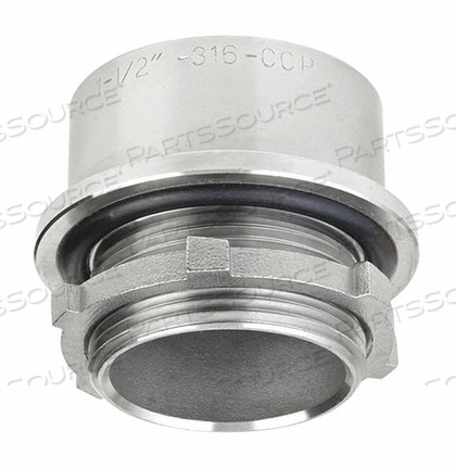 HUB THREADED 3IN. 4-3/8IN.L 316 SS by Calbrite HUB THREADED 3IN. 4-3/8IN.L 316 SS by Calbrite