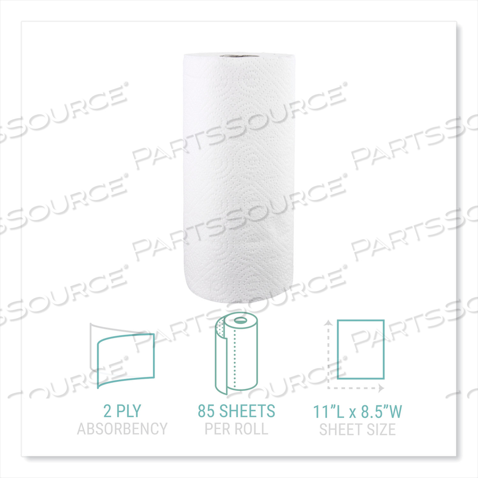 KITCHEN ROLL TOWELS, 2-PLY, 11 X 8.5, WHITE, 85/ROLL by Windsoft KITCHEN ROLL TOWELS, 2-PLY, 11 X 8.5, WHITE, 85/ROLL by Windsoft