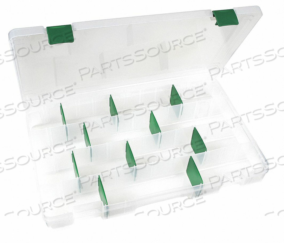 ADJUSTABLE COMPARTMENT BOX TRANSLUCENT by Flambeau, Inc. ADJUSTABLE COMPARTMENT BOX TRANSLUCENT by Flambeau, Inc.