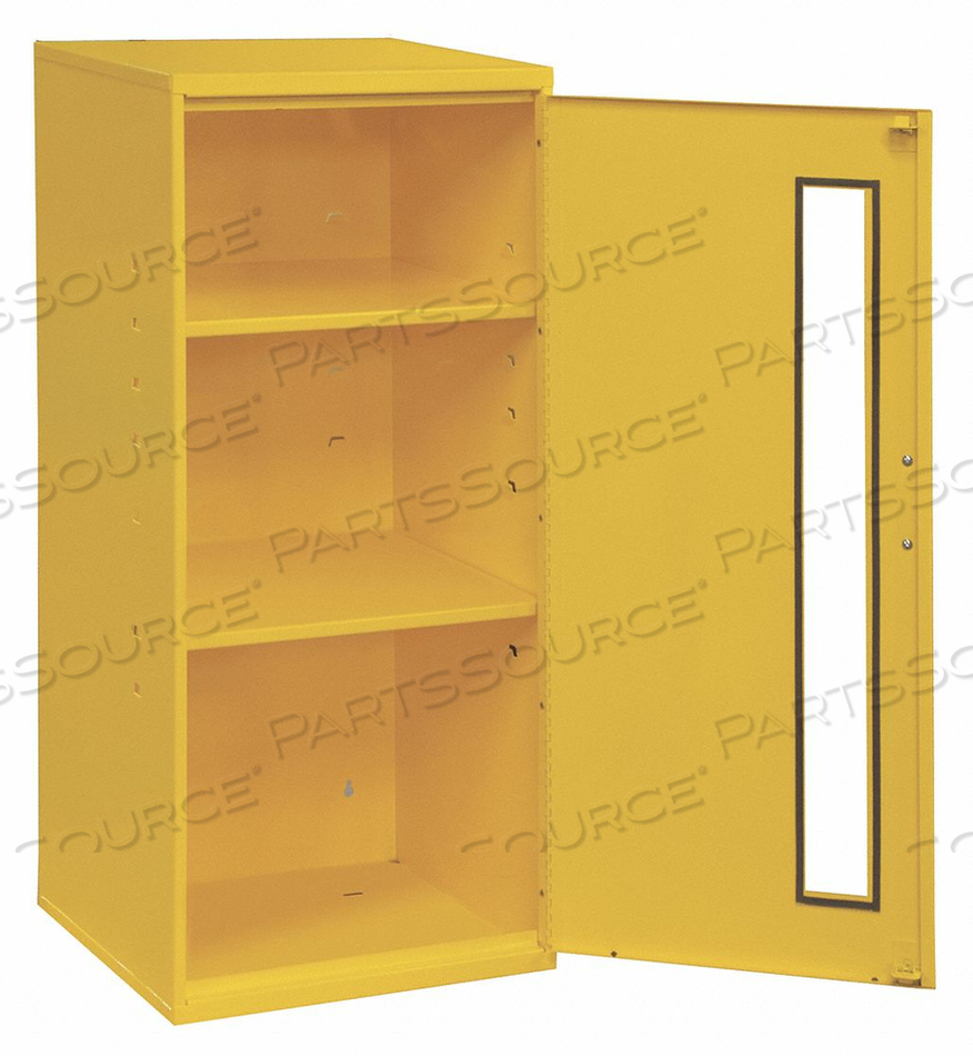 WALL CABINET 30 H 13-3/4 W YELLOW by Durham Manufacturing Company WALL CABINET 30 H 13-3/4 W YELLOW by Durham Manufacturing Company