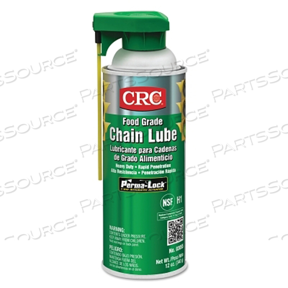 FOOD GRADE CHAIN LUBES - 16 OZ AEROSOL CAN by CRC Industries