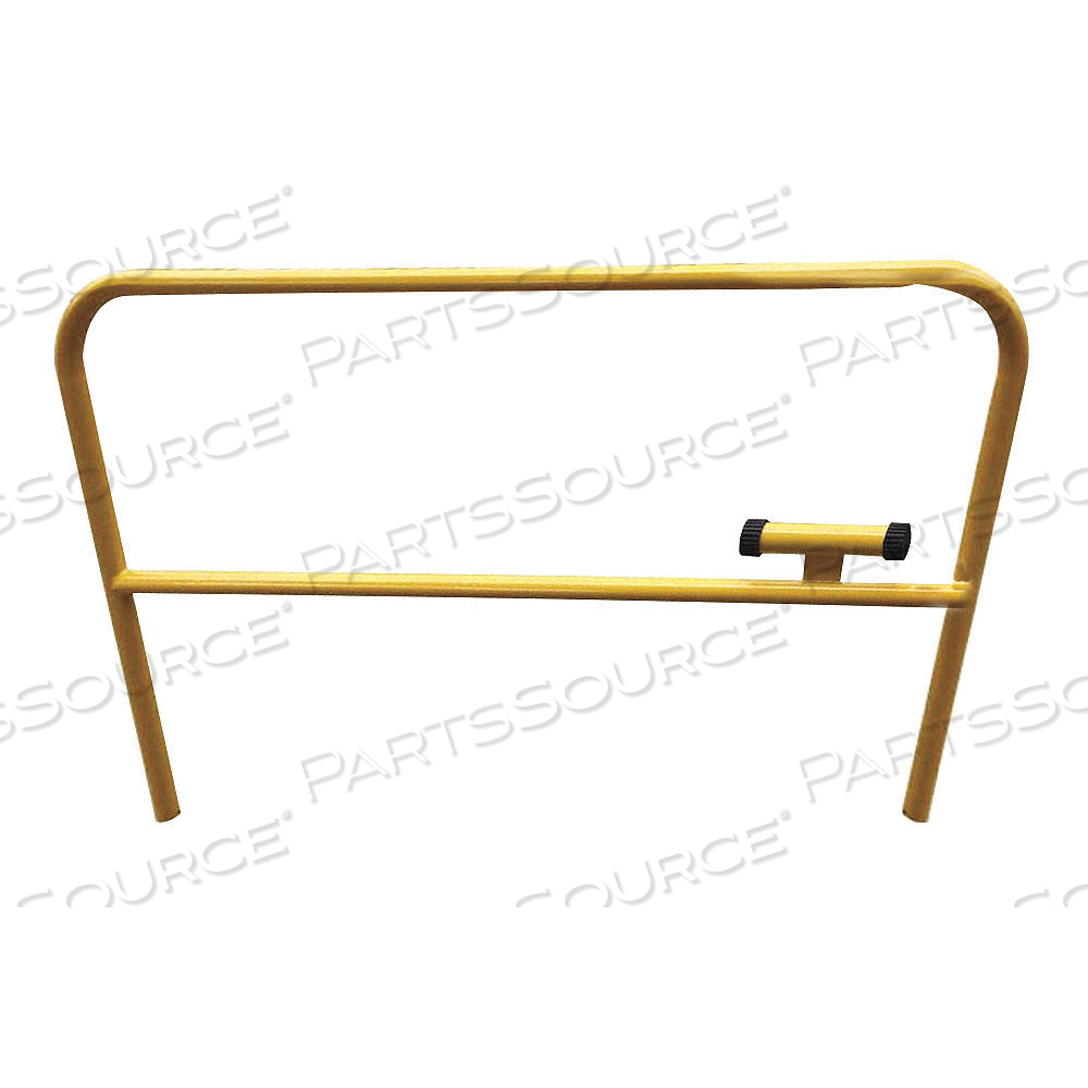 GUARDRAIL, 8 FT X 3 1/2 FT, 21 IN MID-RAIL HT, TEMPORARY, GUARDRAIL, YELLOW, STEEL by Approved Vendor