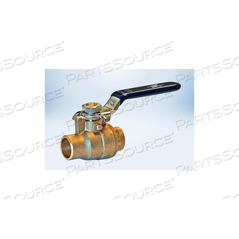 1/2 IN. LEAD-FREE BRASS FULL PORT BALL VALVE - SOLDER ENDS 