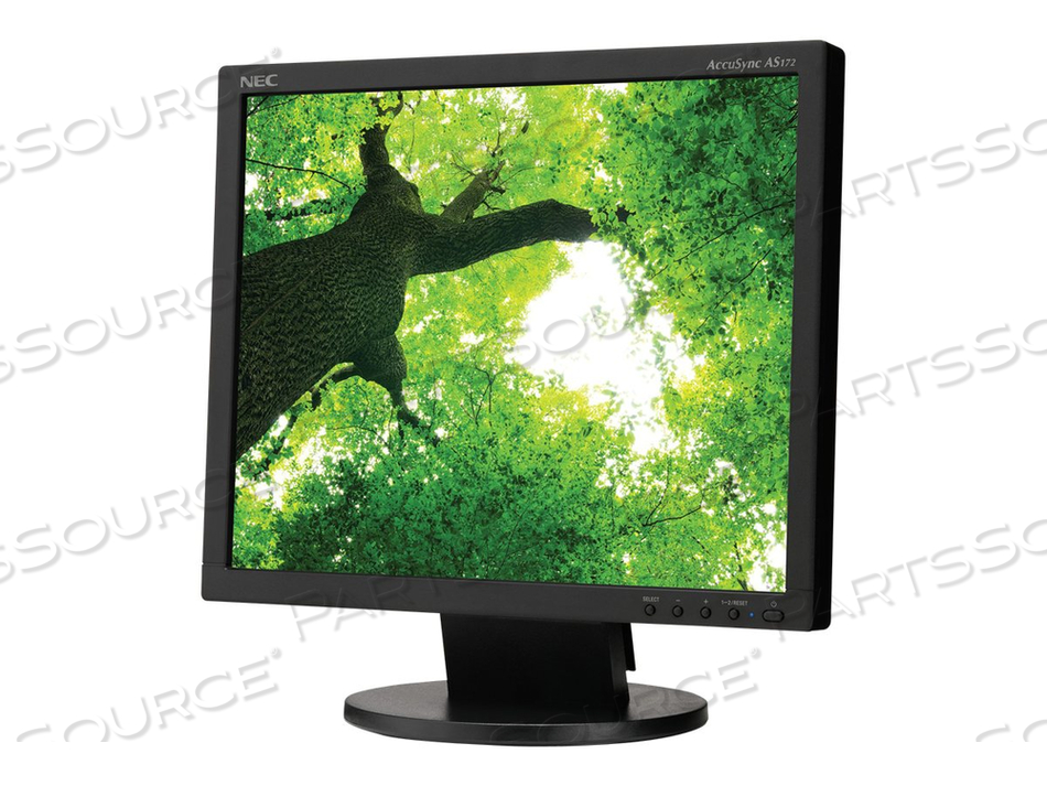 NEC ACCUSYNC AS172-BK - LED MONITOR - 17" - 1280 X 1024 - TN - 250 CD/M▓ - 1000:1 - 5 MS - DVI-D, VGA - BLACK by NEC Display Solutions of America NEC ACCUSYNC AS172-BK - LED MONITOR - 17" - 1280 X 1024 - TN - 250 CD/M▓ - 1000:1 - 5 MS - DVI-D, VGA - BLACK by NEC Display Solutions of America