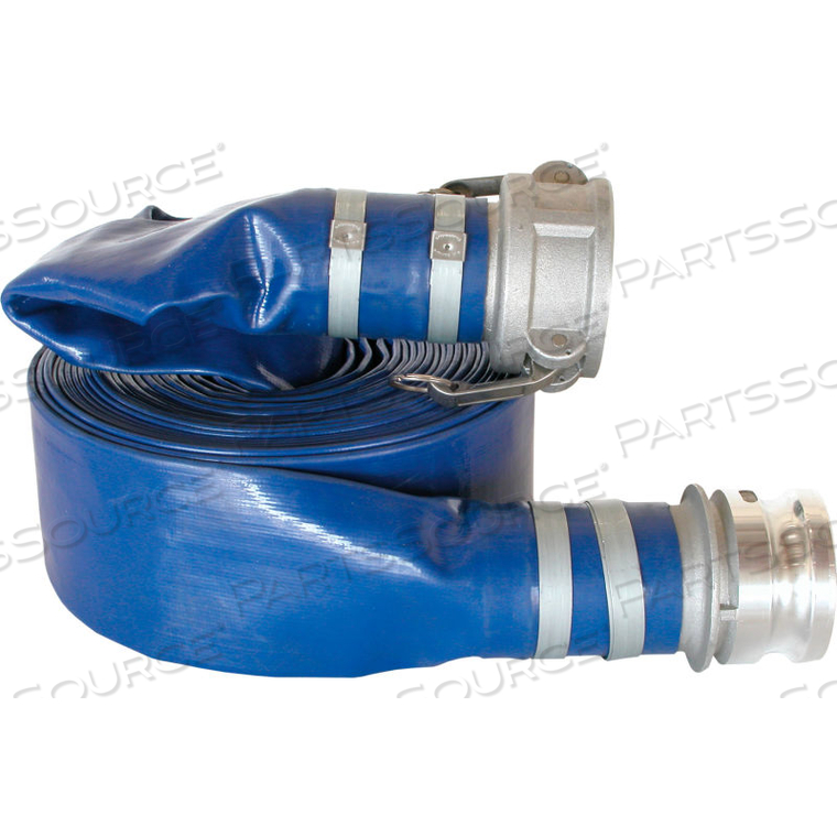 DISCHARGE HOSE KIT, 4" DIA., 50'L, 55 PSI by Be Pressure Washer Supply Inc. DISCHARGE HOSE KIT, 4" DIA., 50'L, 55 PSI by Be Pressure Washer Supply Inc.